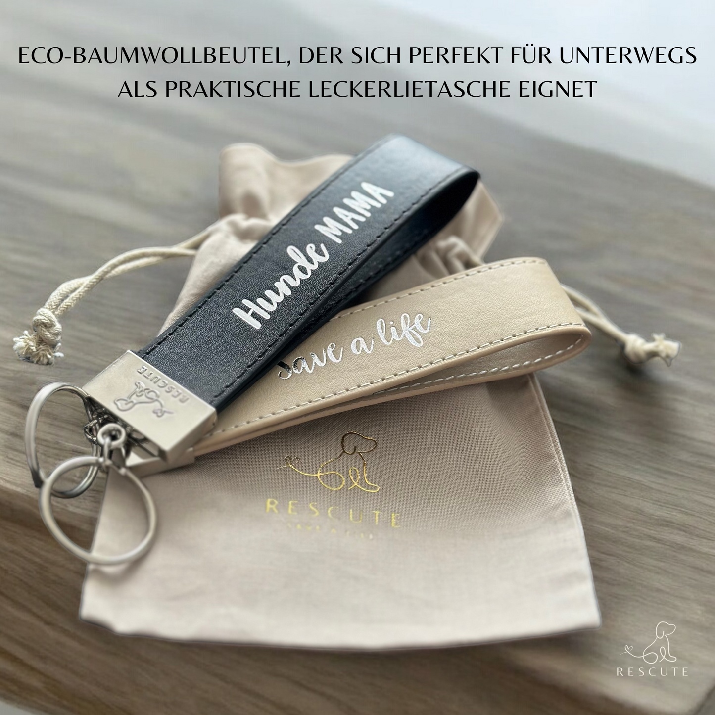 Schlüsselzauber - Hunde MAMA rosa